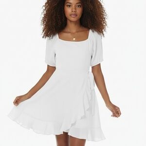 Chic White Midi Dress for Women
